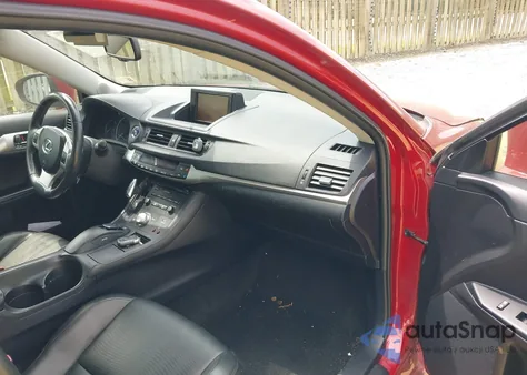 2012 Lexus Ct 200H Premium from USA, damaged, VIN JTHKD5BH3C2108116